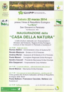 San Giovanni in Persiceto Inaugurazione Casa della Natura